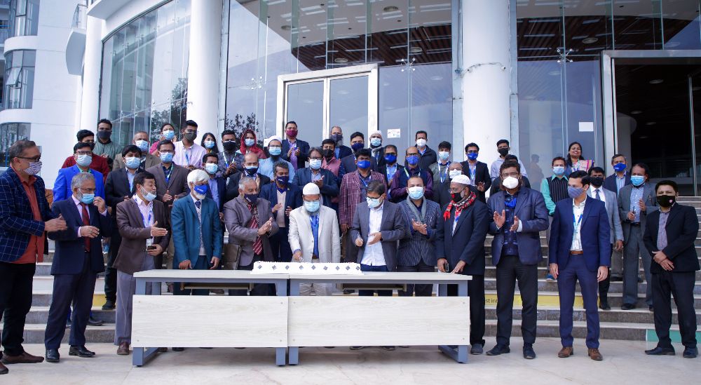 Students in an art class